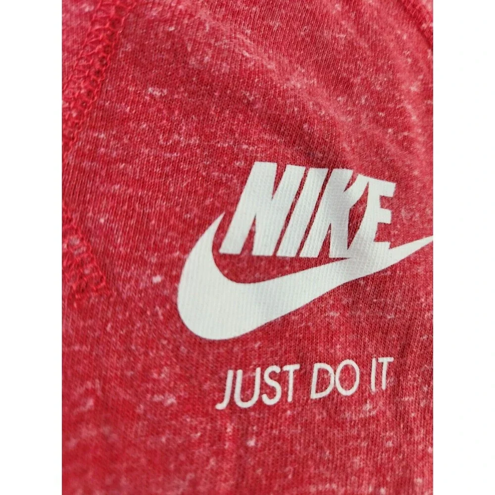 Nike Pink Hoodie Organic Dress Pockets Girl's Swim Beach Cover Up Shirt Sz Large